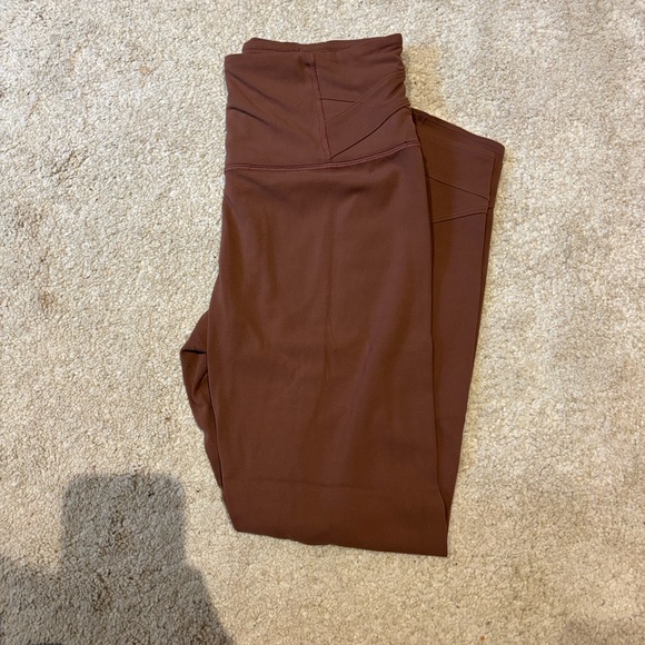 Athleta Elation Pirouette 7/8 Leggings in Dusty Rose Pink - Picture 7 of 7